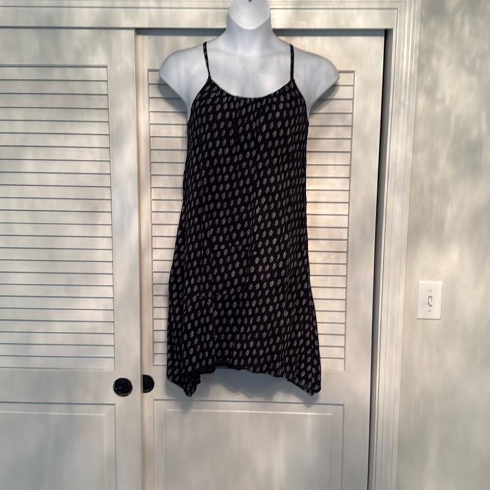 GAP Black and White Patterned Dress